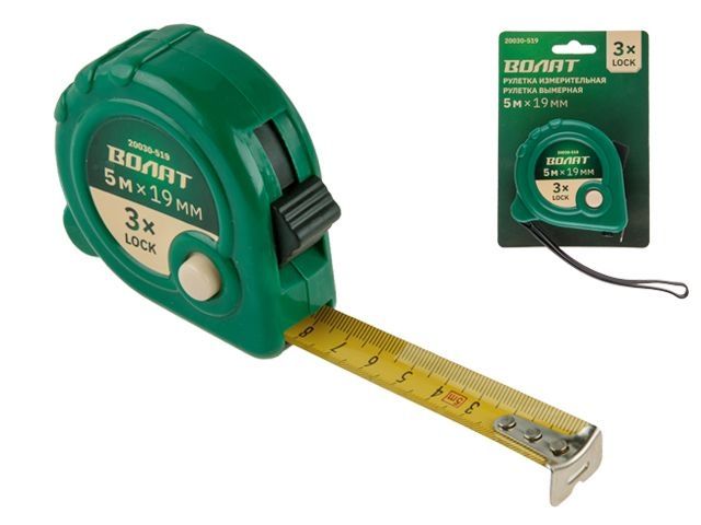 Steel tape measure 5m/19mm Volat