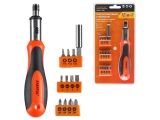 Ratchet screwdriver/bit 12-in-1 set Startul Profi