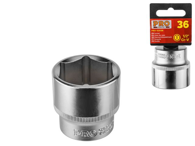Socket 1/2&quot; 6pt. 30mm PRO STARTUL