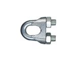 Malleable wire rope clip with groove zp DIN 741 5 mm