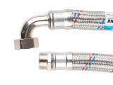 Flexible hose for water supply stations, SUS, female 1&quot; - male 1&quot; 80cm, AV Engineering