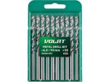 Metal drill bit HSS 6.0х57х93mm (10PCS/SET) ВОЛАТ