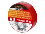 PVC insulation tape 18mmx20m red STARTUL PROFI