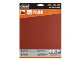 Sanding handle sheet 230х280mm Р800 grit, paper (5PCS/PACK) GEPARD