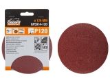 Sanding disk for wood 125mm P120, 5pcs/pack GEPARD