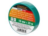 PVC insulation tape 18mmx20m green STARTUL PROFI