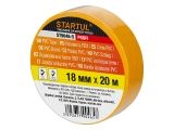 PVC insulation tape 18mmx20m yellow-green STARTUL PROFI