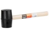 Rubber mallet black with wooden handle 0.45kg STARTUL MASTER