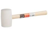 Rubber mallet white with wooden handle 0.45kg STARTUL MASTER