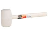 Rubber mallet white, with wooden handle 0.68kg STARTUL MASTER