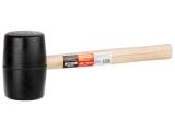 Rubber mallet black with wooden handle 0.9kg STARTUL MASTER