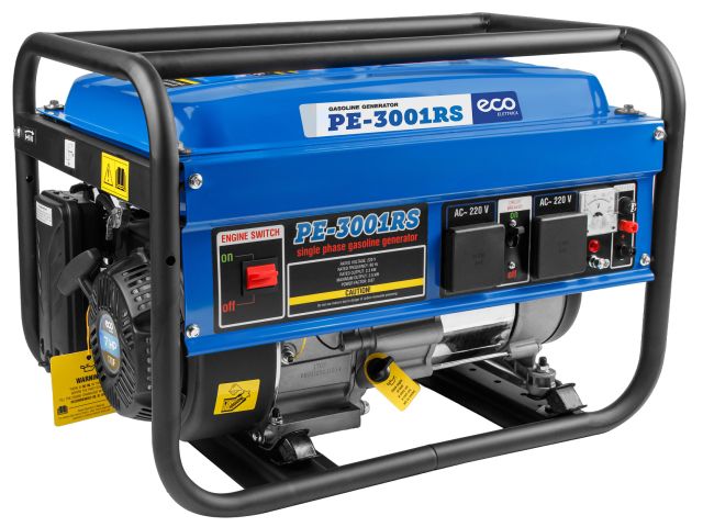 Gasoline generator ECO PE-3001RS (230 V~, 50 Hz, 2,5kW)