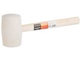 Rubber mallet white with wooden handle 0.9kg STARTUL MASTER