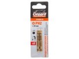 Screwdriver bit with titanium coated PH2 50mm (2PCS/SET) GEPARD