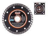 Diamond saw blade, multipurposе Turbo 125х22mm GEPARD