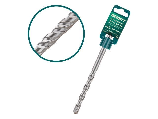 SDS-plus drill bit 12х100х160mm ВОЛАТ