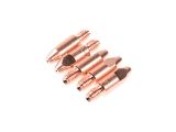 Contact tip d.0.8 mm M6x28 mm E-Cu (set of 5 pcs) SOLARIS