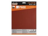 Sanding handle sheet 230х280mm Р600 grit, paper (5PCS/PACK) GEPARD