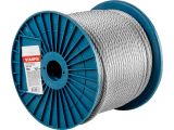 Steel wire rope М6 DIN 3055 zinc plated (100 meters) STARFIX