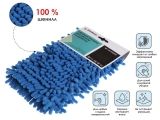 Chenille mop refill, blue, PERFECTO LINEA