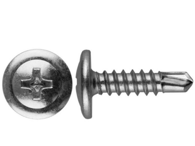 Modified truss head screw zinc plated drill point 4.2х16 (50 pcs/polybag) STARFIX