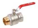 Ball valve 1 1/2&quot; m.-f. handle PN25, AV Engineering