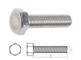 Hex bolt М10х50 SS304(А2) DIN 933 (50  pcs) STARFIX