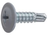 Modified truss head screw zinc plated drill point 4.2х16  RAL 7004 (14000 pcs/carton) STARFIX