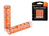 Alkaline battery AAA LR03 4pcs. ЮПИТЕР