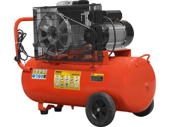 Image 2 Air compressor HDC HD-A071 belt drive