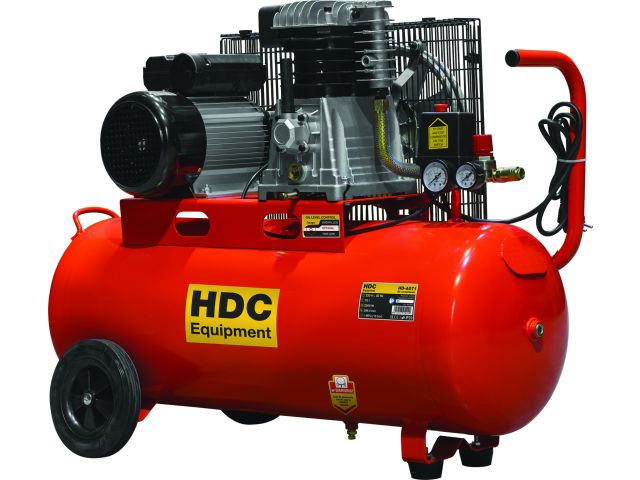 Image 1 Air compressor HDC HD-A071 belt drive
