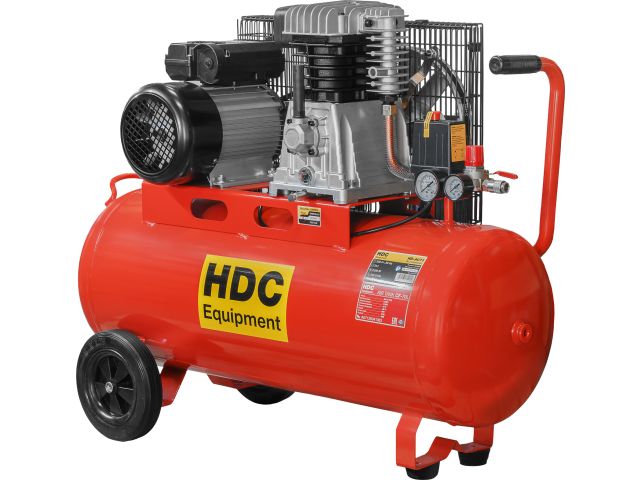 Image 1 Air compressor HDC HD-A071 belt drive