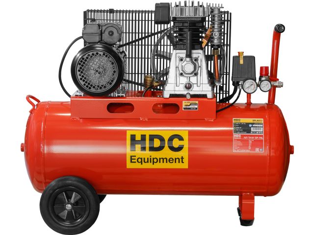 Image 2 Air compressor HDC HD-A071 belt drive