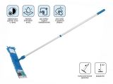 Chenille flat mop, blue, PERFECTO LINEA