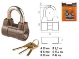 Aluminium padlock 55mmStartul Master