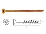 Chipboard screw yellow zinc plated 4.0х80 (2000 pcs/carton) STARFIX