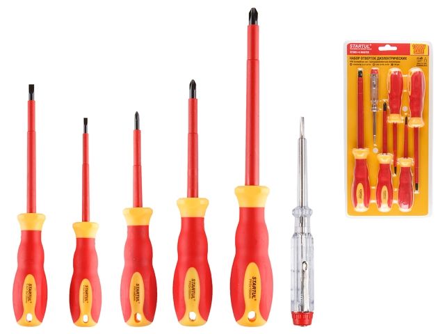 VDE insulated screwdriver 6pcs/set Startul Master