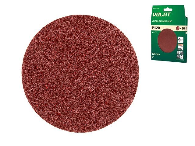 Sanding disc for wood 125mm P120 grit (10PCS/PACK) VOLAT