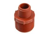 PP male adaptor 1&quot; m. х 3/4&quot; m., AV Engineering