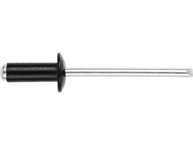 Blind rivet 4.8х12 alum/steel zinc plated RAL 9017 (10000 pcs/carton) STARFIX