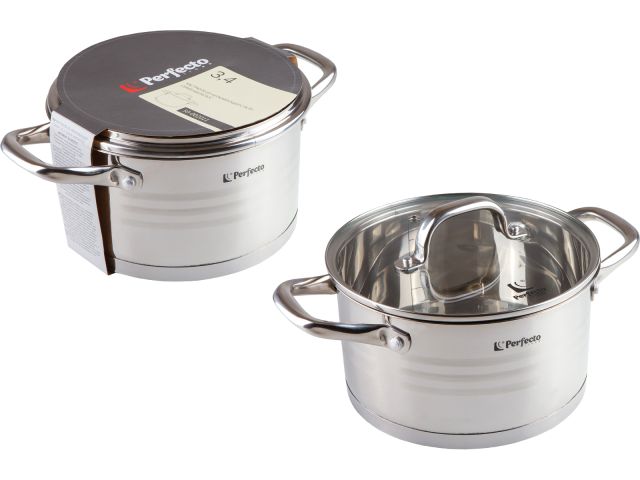 Casserole stainless steel, 3.4 L, d 20 x 11, Milagros series, PERFECTO LINEA