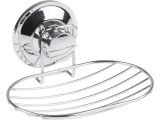 Soap dish with suction cup, chrome plated steel, FIX LOCK, PERFECTO LINEA