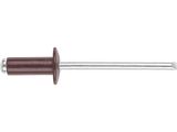 Blind rivet 4.0х10 alum/steel zinc plated RAL 3009 (50 pcs/polybag) STARFIX