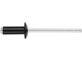 Blind rivet 4.0х10 alum/steel zinc plated RAL 9017 (50 pcs/polybag) STARFIX