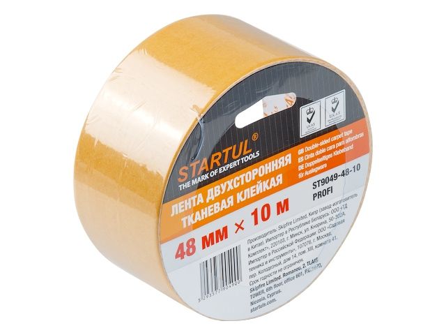 Double-sided textile adhesive tape 240micx48mmx10m Startul Profi