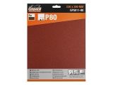 Sanding handle sheet 230х280mm Р80 grit, paper (5PCS/PACK) GEPARD