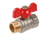 Ball valve 1/2" m.-f. flag handle PN30, AV Engineering