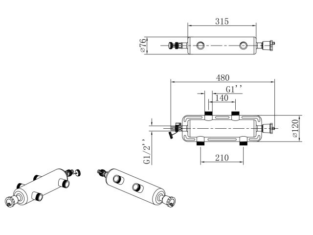 Image 2 Pressure equalizer in the heating system, AV Engineering