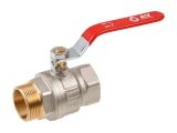 Ball valve 1 1/4&quot; m.-f. handle PN25, AV Engineering