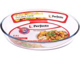 Oval glass roaster, 2.4 l, 303x213x65 mm, PERFECTO LINEA